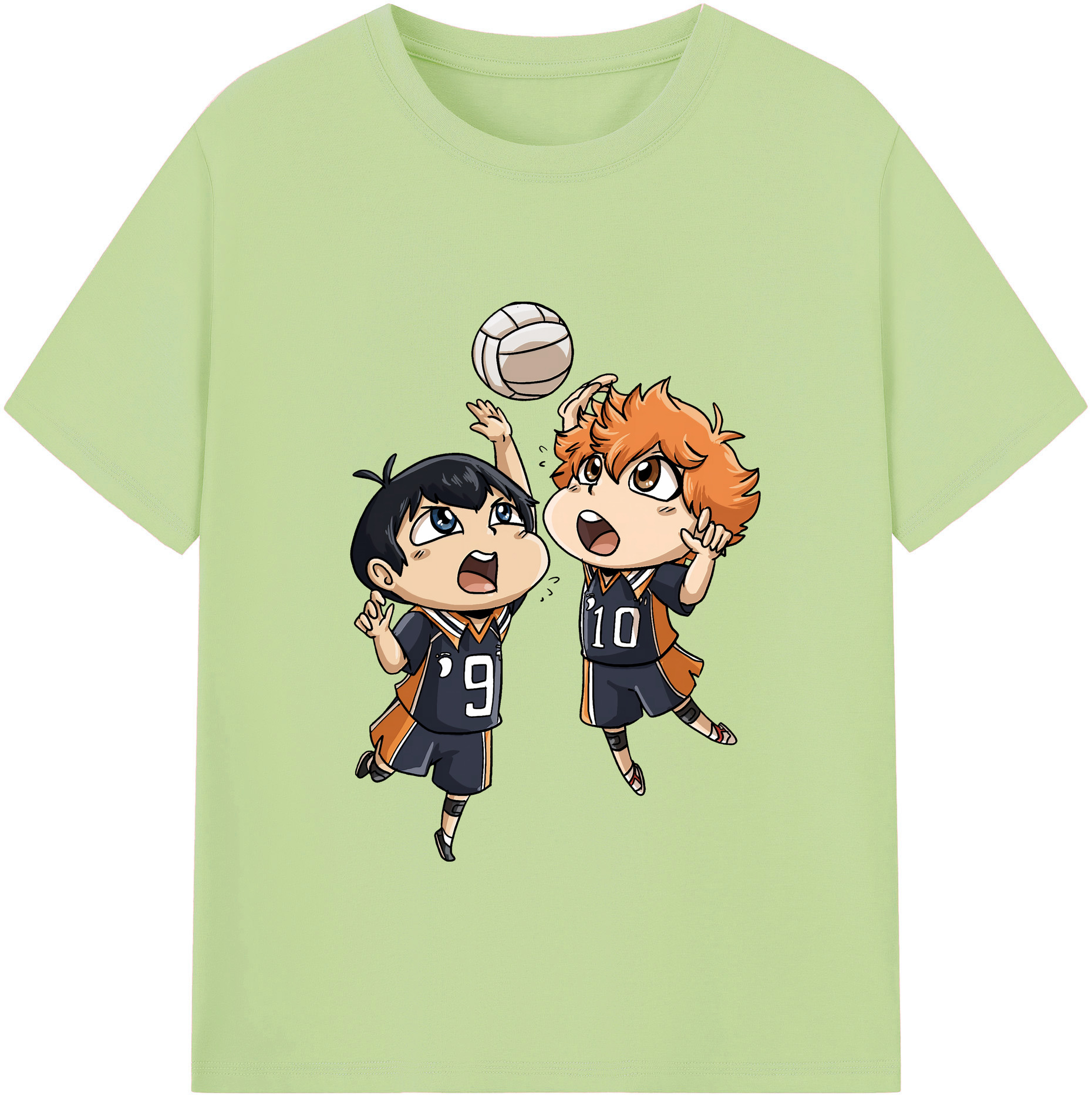 （画像用） ハイキュー!! Haikyu!! 綿100％半袖Tシャツ（フロントプリント）